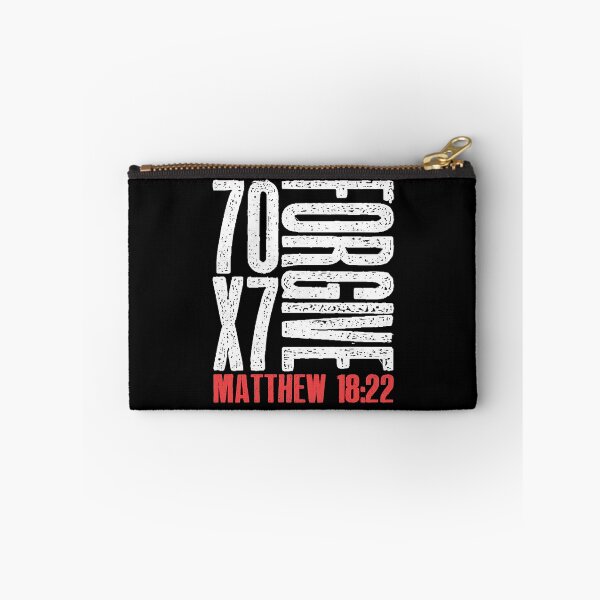 Item preview, Forgive 70 x 7 Times Seventy Times Seven Jesus Matthew 1822  designed and sold by ShirleyMa14578.