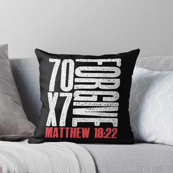 Item preview, Forgive 70 x 7 Times Seventy Times Seven Jesus Matthew 1822  designed and sold by ShirleyMa14578.