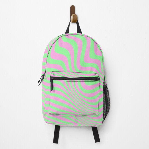 Item preview, green and pink wavy pattern designed and sold by --Camiila--.