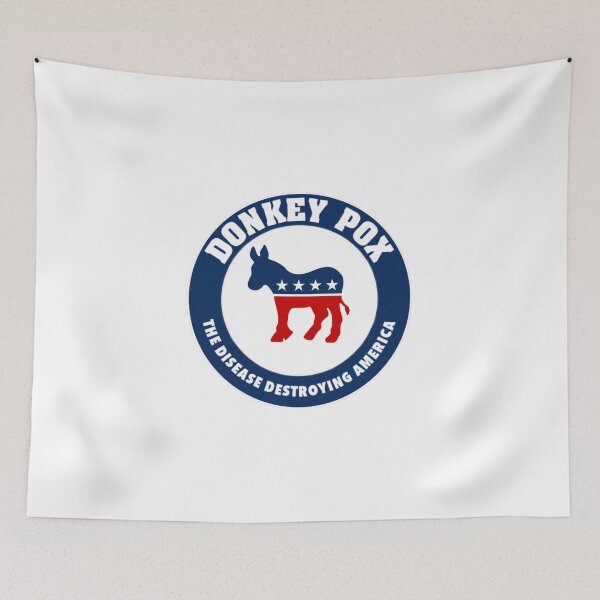 Item preview, Donkey Pox The Disease Destroying America designed and sold by SwampfoxDesign.