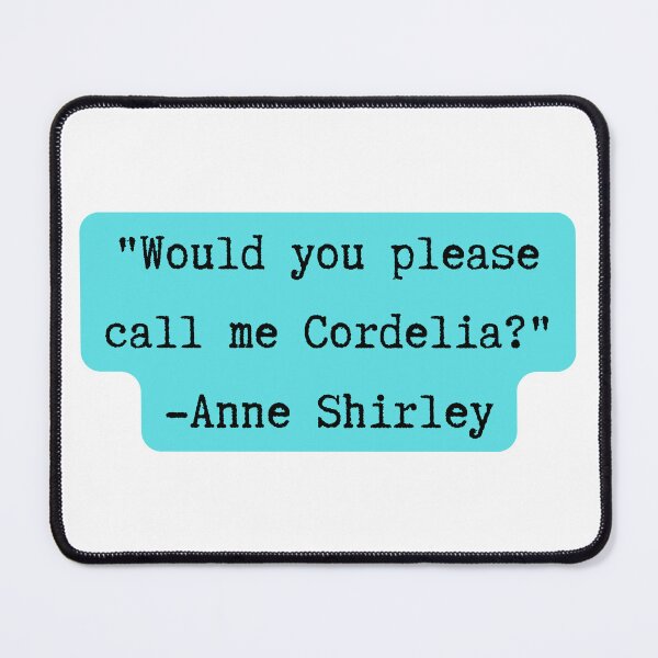 Item preview, Anne of Green Gables | Anne Shirley Quote | Teal designed and sold by WordsToArt.
