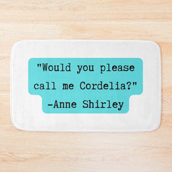Item preview, Anne of Green Gables | Anne Shirley Quote | Teal designed and sold by WordsToArt.