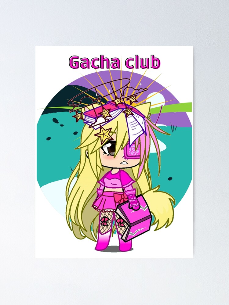 Cheerful Chibi Boy Singer Gacha Club. Oc friends forever Gacha life - Gacha  Club Dolls Poster by gachanime