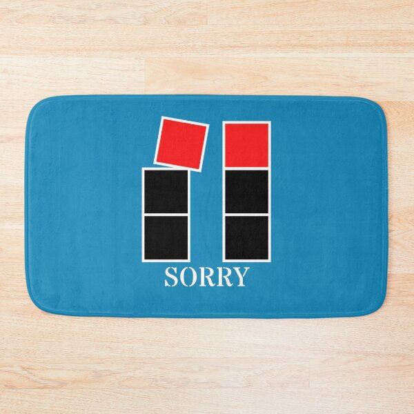 Item preview, Sorry - Black and red blocks designed and sold by RainbowWordLand.