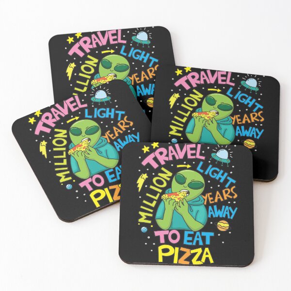 Item preview, Travel to eat pizza alien designed and sold by Emil1993.