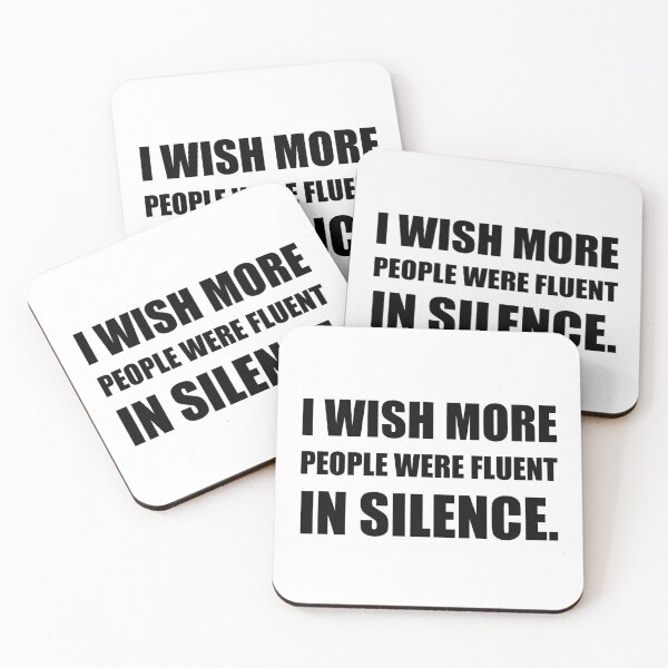 Item preview, More People Fluent In Silence designed and sold by TheBestStore.