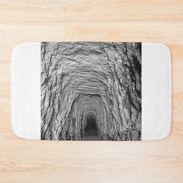 Item preview, Stumphouse Mountain Tunnel Oconee County South Carolina Black And White designed and sold by LisaWootenPhoto.
