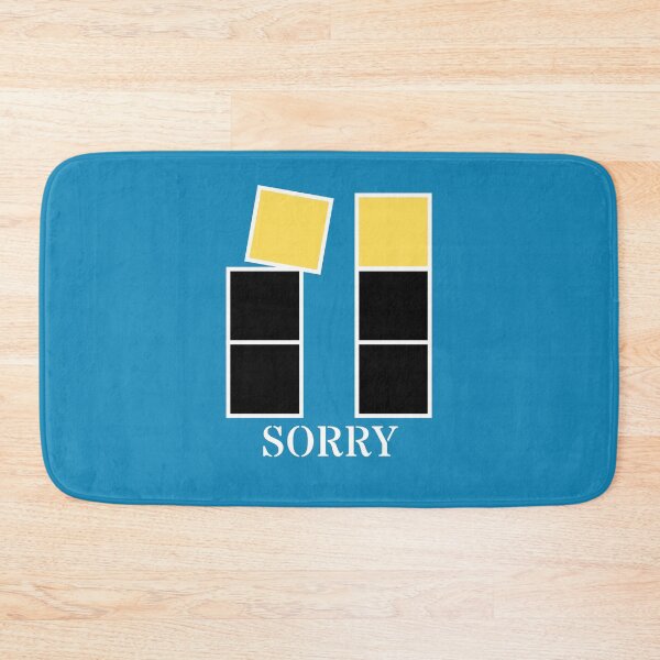 Item preview, Sorry - Black and yellow blocks designed and sold by RainbowWordLand.
