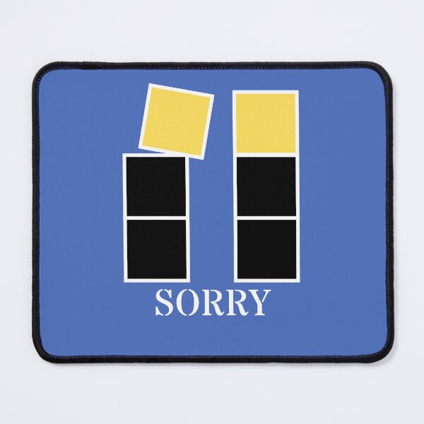 Item preview, Sorry - Black and yellow blocks designed and sold by RainbowWordLand.