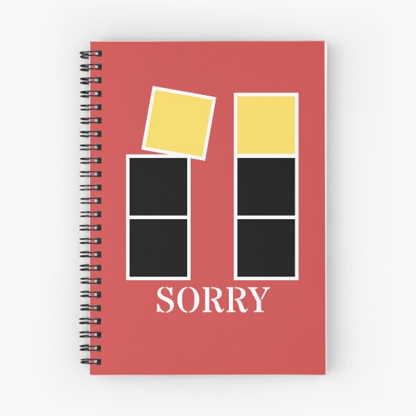 Item preview, Sorry - Black and yellow blocks designed and sold by RainbowWordLand.