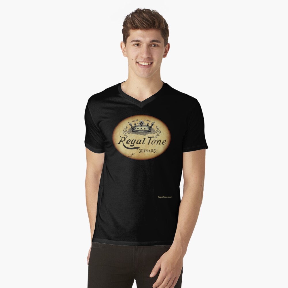 Item preview, V-Neck T-Shirt designed and sold by Regal-Music.