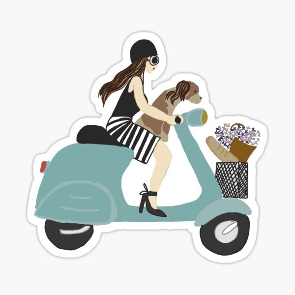 Sticker: Moped Lover