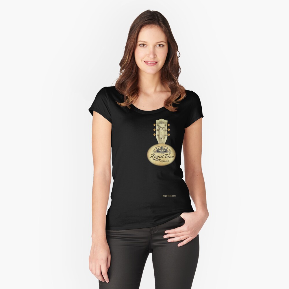 Item preview, Fitted Scoop T-Shirt designed and sold by Regal-Music.