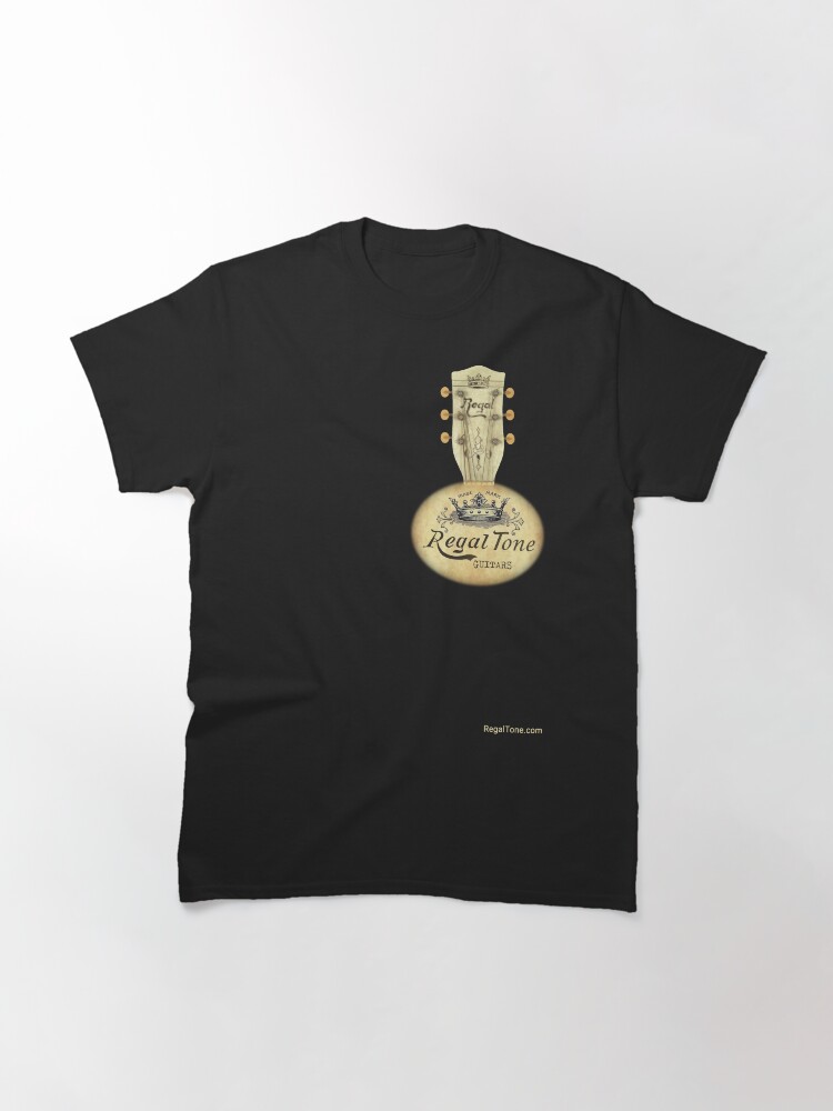 Thumbnail 2 of 7, Classic T-Shirt, RegalTone guitars logo (4) designed and sold by Regal-Music.
