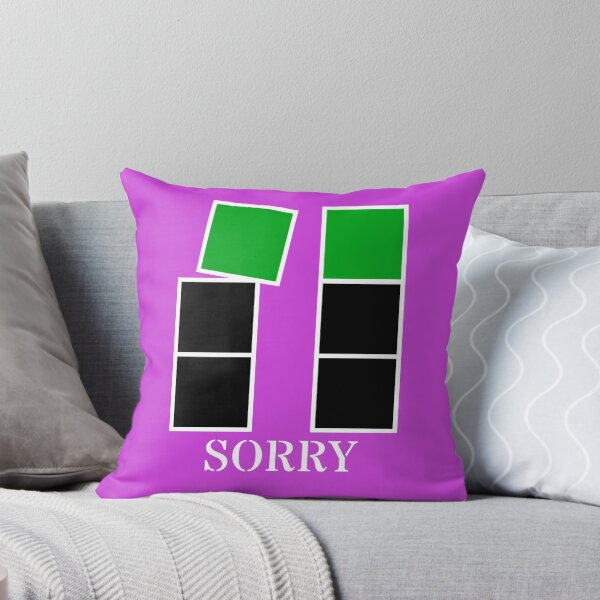 Item preview, Sorry - Black and green blocks designed and sold by RainbowWordLand.