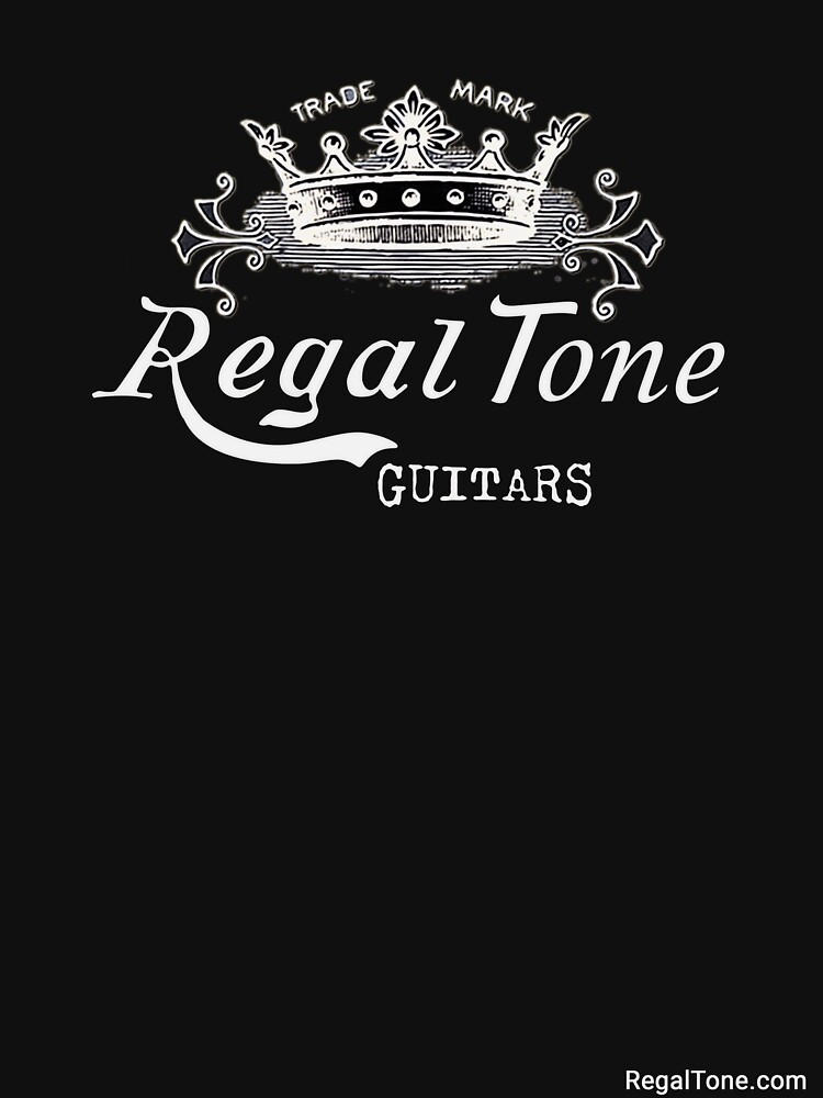 Thumbnail 7 of 7, Classic T-Shirt, RegalTone guitars logo (5a) designed and sold by Regal-Music.