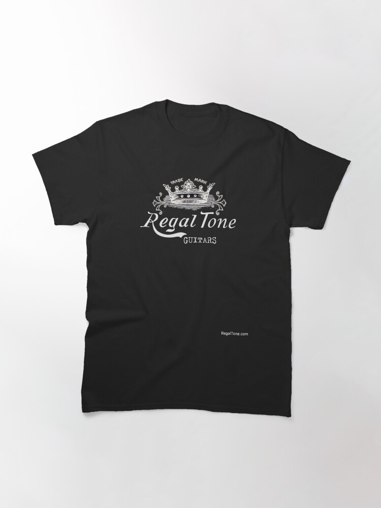 Thumbnail 2 of 7, Classic T-Shirt, RegalTone guitars logo (5a) designed and sold by Regal-Music.