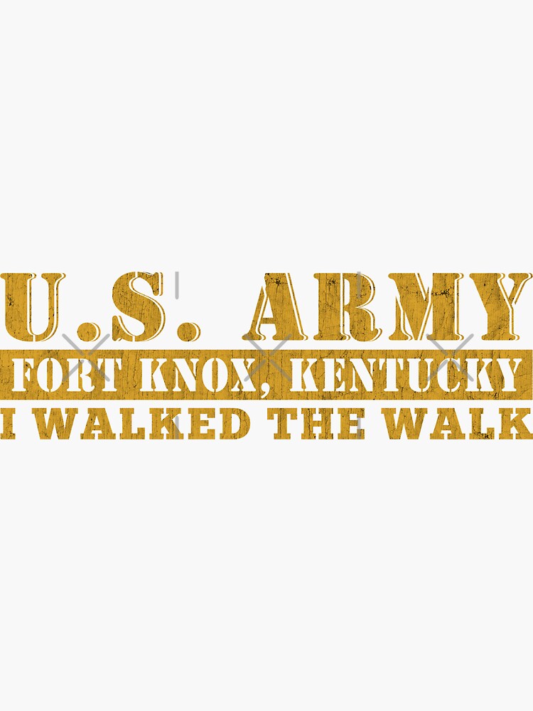 "Fort Knox In Kentucky Army Base" Sticker for Sale by Rhynes02 Redbubble