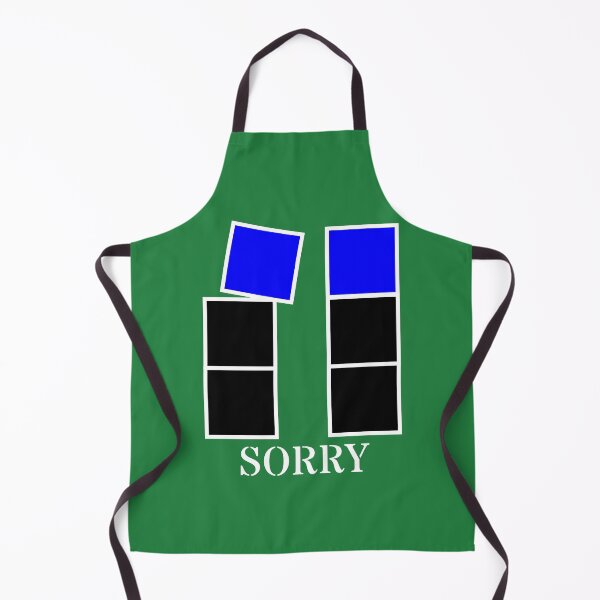 Item preview, Sorry - Black and blue blocks designed and sold by RainbowWordLand.