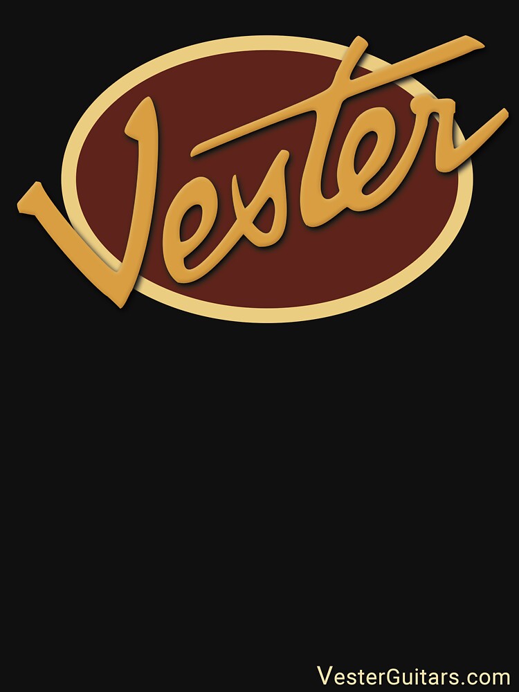 Thumbnail 7 of 7, Classic T-Shirt, Vester guitars logo (C) designed and sold by Regal-Music.
