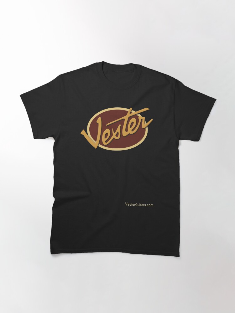 Thumbnail 2 of 7, Classic T-Shirt, Vester guitars logo (C) designed and sold by Regal-Music.