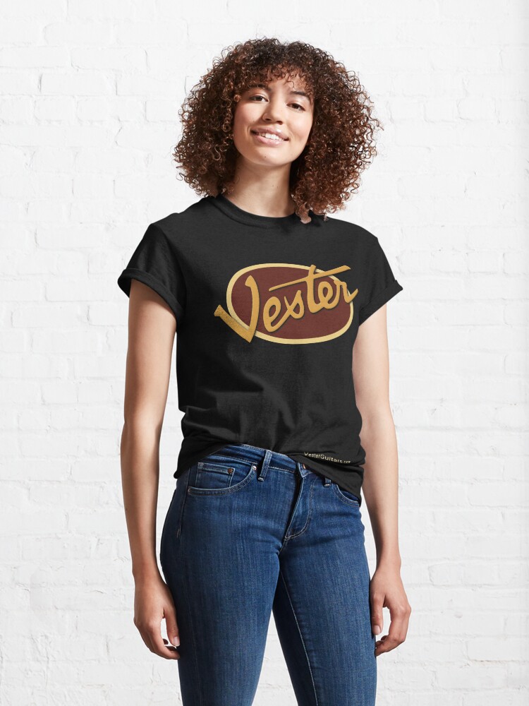 Thumbnail 4 of 7, Classic T-Shirt, Vester guitars logo (C) designed and sold by Regal-Music.