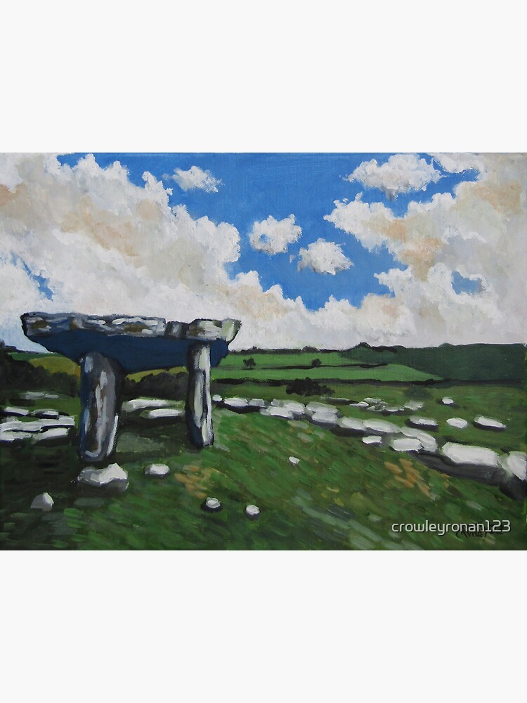 "Poulnabrone Dolmen, The Burren, Co. Clare, Ireland" Sticker for Sale