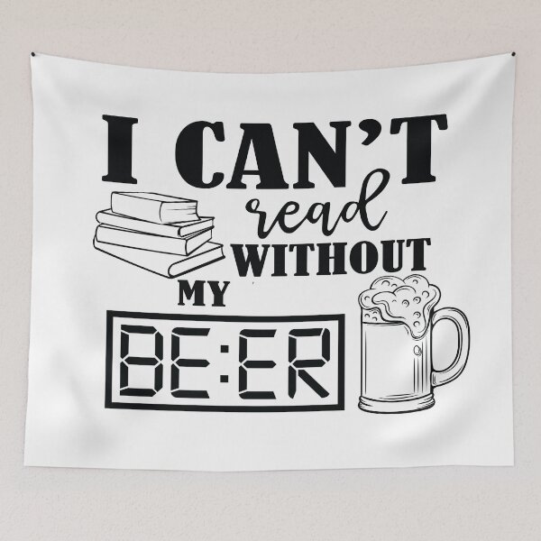 Item preview, I can't read without my beer designed and sold by JABASMED.