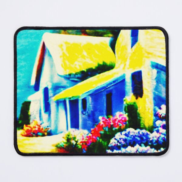 Item preview, Absolutely Great Abstract Image of House surrounded by flowers designed and sold by mrtom414.