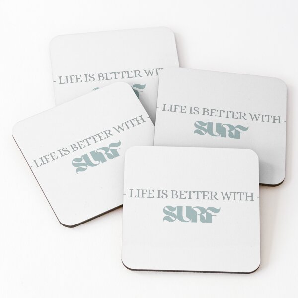 Item preview, Life is better with Surf | Ocean, surfeboard designed and sold by QShore.