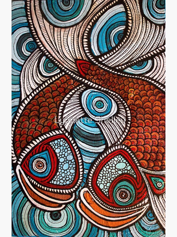 Splashing Fish by LynnetteShelley