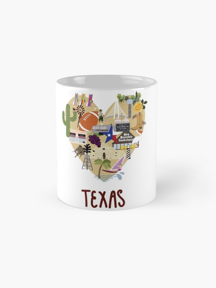 Alternate view of I Love Texas Southern Merch Mug