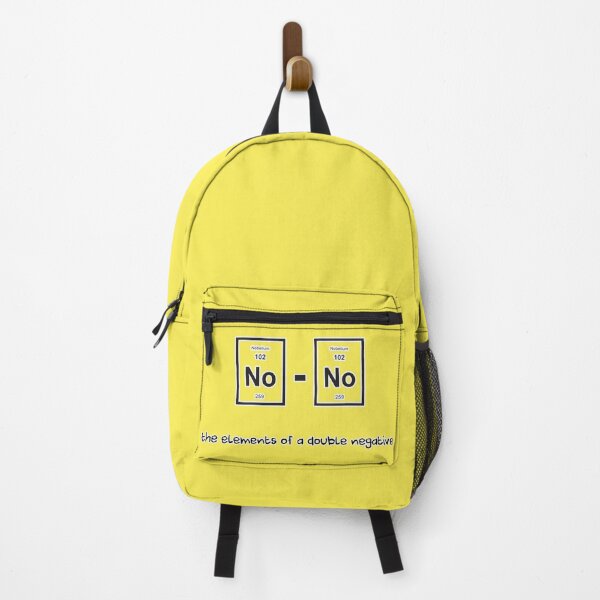 Item preview, No-No the Elements of a Double Negative Periodic Table of Elements Funny No Silly Periodical Word Yes designed and sold by Siela.