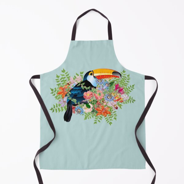 Item preview, Ornate Toucan And Beautiful Decorative Cascading Flowers designed and sold by TrulyEpoque.