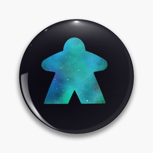 Item preview, Sky Blue Space with Stars Meeple | Board Game Fan designed and sold by Zab Butler Design.