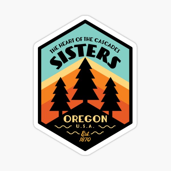 "Sisters Oregon Sunsets" Sticker for Sale by HollowHorse Redbubble