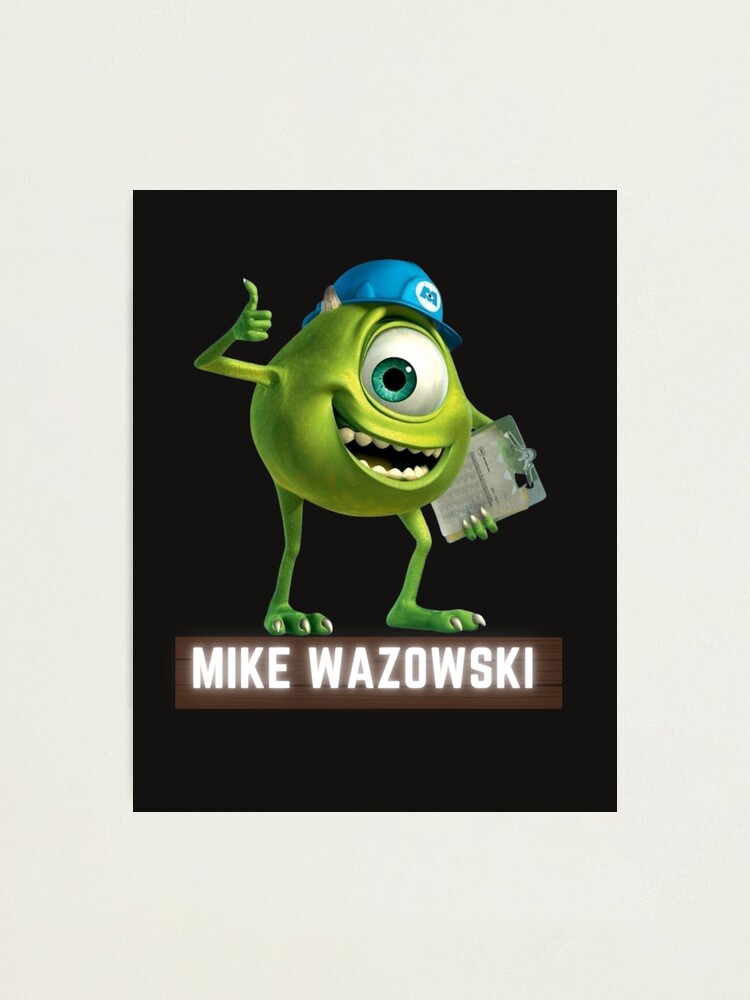 Lámina fotográfica for Sale con la obra «Camiseta Mike Wazowski» de Josh914