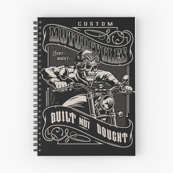 Item preview, Built Not Bought, Biker Design designed and sold by LuckyThirteenUK.