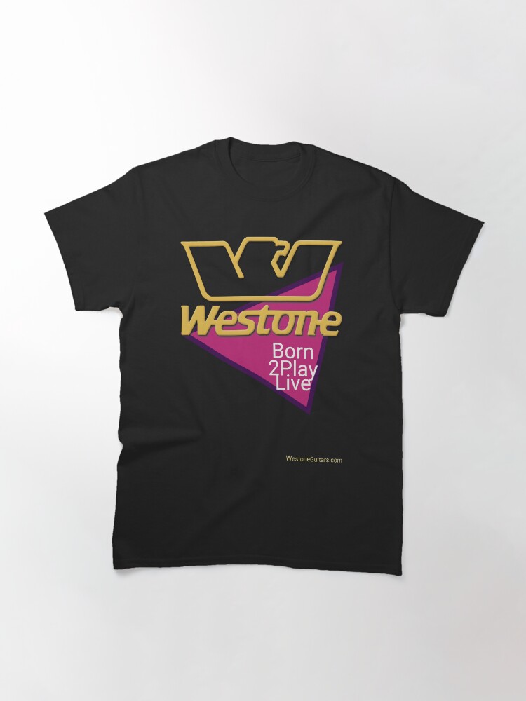 Thumbnail 2 of 7, Classic T-Shirt, Westone guitars logo (D) designed and sold by Regal-Music.