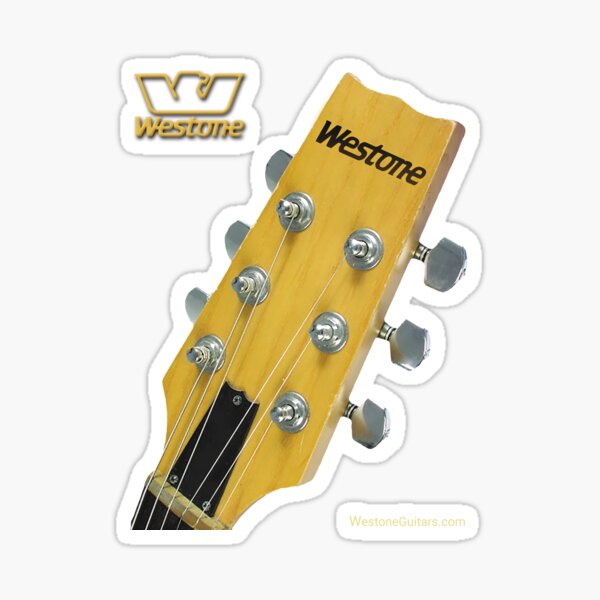Westone guitars headstock logo (F) Sticker