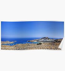 Lindos Panorama Poster