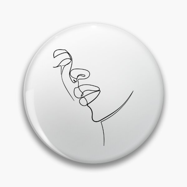 Item preview, One line drawing face. Abstract woman portrait. Modern minimalism art. designed and sold by Ireneart369.