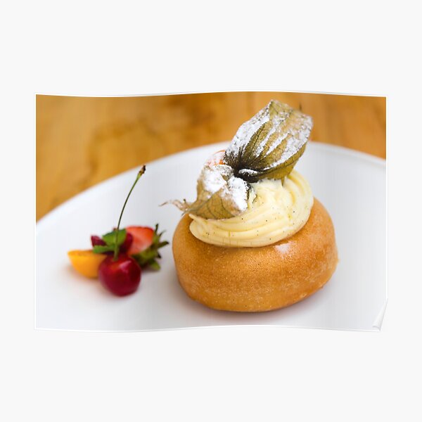 "rum baba au rhum dessert" Poster for Sale by OkanaganPhoto Redbubble
