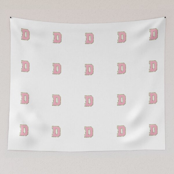 Item preview, Preppy Pink Varsity letter D designed and sold by Gracie’s  Gold.