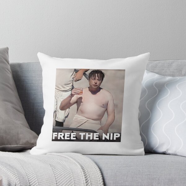 Item preview, Elon Musk Meme Photos Free the nip designed and sold by Angees.