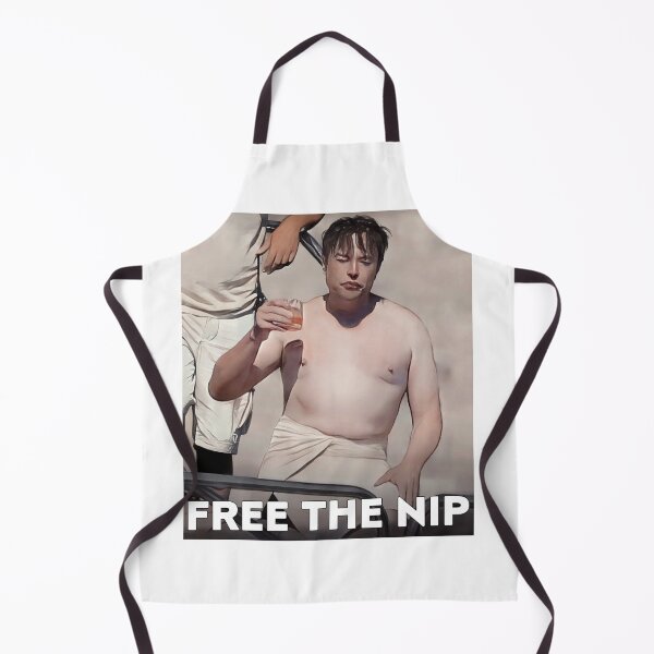 Item preview, Elon Musk Meme Photos Free the nip designed and sold by Angees.