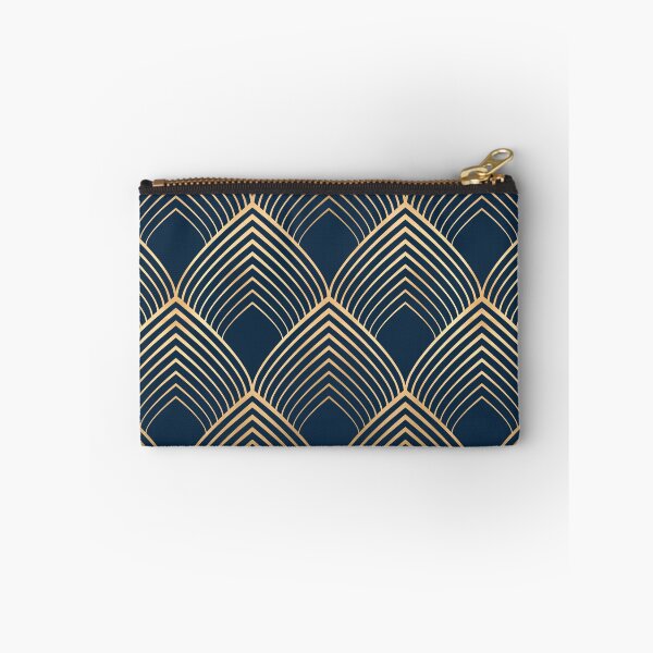 Item preview, Navy and Gold Geo Art Deco Pattern designed and sold by Blue-Banana.