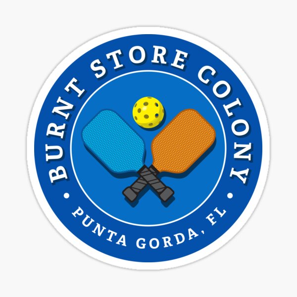"Burnt Store Colony Spirit Wear Pickleball 01" Sticker for Sale by