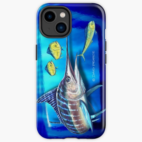 Striped Marlin & Dolphin fish iPhone Tough Case