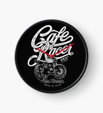 Cafe Racer, Motorcycle, Ride Forever Clock